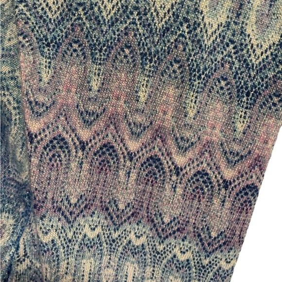Chico’s Open Front Cardigan Women’s Size 4 XS Lightweight Shimmer 3/4 Sleeves - Picture 3 of 9